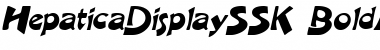 Download HepaticaDisplaySSK BoldItalic Font
