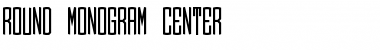 Download Round_Monogram_Center Regular Font