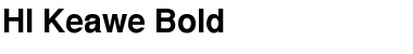 Download HI Keawe Bold Font