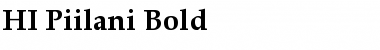 Download HI Piilani Bold Font