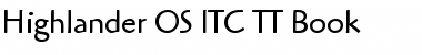 Download Highlander OS ITC TT Font