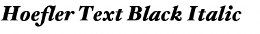 Download Hoefler Text Black Italic Font