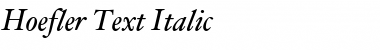 Download Hoefler Text Italic Font