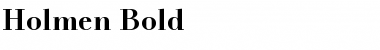 Download Holmen-Bold Regular Font