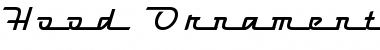 Download Hood Ornament Font