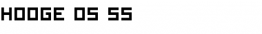 Download hooge 05_55 Font