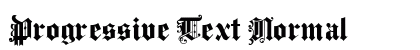 Progressive Text Normal preview