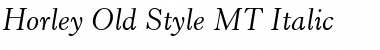 Download Horley Old Style MT Font