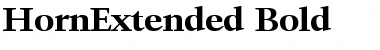 Download HornExtended Font