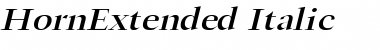 Download HornExtended Font