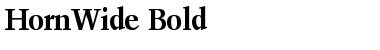 Download HornWide Bold Font