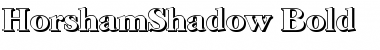 Download HorshamShadow Bold Font