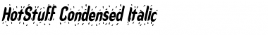 Download HotStuffCondensed Italic Font