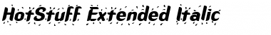 Download HotStuffExtended Italic Font