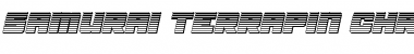 Download Samurai Terrapin Chrome Italic Italic Font