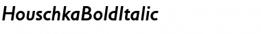 Download HouschkaBoldItalic Regular Font