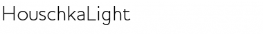 Download HouschkaLight Regular Font