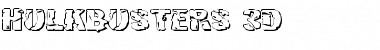 Download Hulkbusters 3D Regular Font