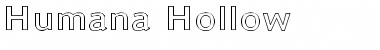 Download Humana Hollow Regular Font