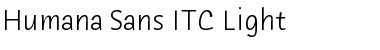 Download Humana Sans ITC Regular Font