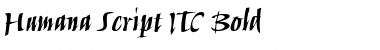 Download Humana Script ITC Bold Font