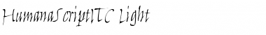 Download HumanaScriptITC-Light LightItalic Font