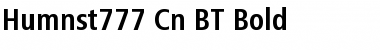 Download Humnst777 Cn BT Bold Font
