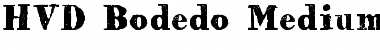 Download HVD Bodedo Medium Font