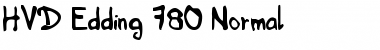 Download HVD Edding 780 Normal Font