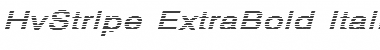 Download HvStripe-ExtraBold Italic Font