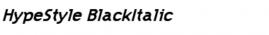 Download HypeStyle BlackItalic Font