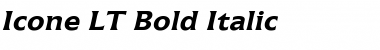 Download Icone LT Regular Bold Italic Font