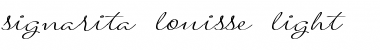 Download Signarita Louisse Light Font