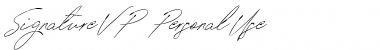 Download SignatureVP Regular Font