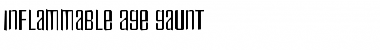 Download Inflammable Age Gaunt Font