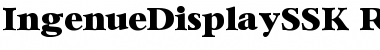 Download IngenueDisplaySSK Font Download IngenueDisplaySSK Font