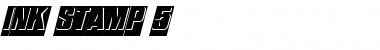 Download Ink Stamp 5 Font Download Ink Stamp 5 Font