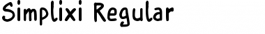 Download Simplixi Regular Regular Font