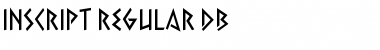 Download Inscript DB Font Download Inscript DB Font
