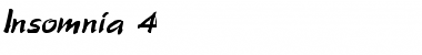 Download Insomnia 4 Font Download Insomnia 4 Font