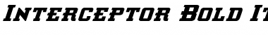 Download Interceptor Bold Italic Font Download Interceptor Bold Italic Font