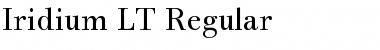 Download Iridium LT Regular Font