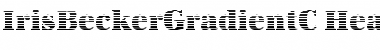 Download IrisBeckerGradientC-Heavy Font