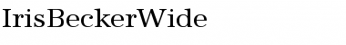 Download IrisBeckerWide Font