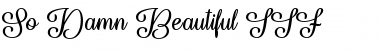 Download So Damn Beautiful Regular Font