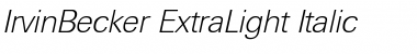 Download IrvinBecker-ExtraLight Font Download IrvinBecker-ExtraLight Font