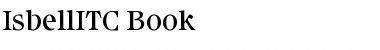 Download IsbellITC Font