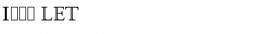 Download Isis LET Font Download Isis LET Font