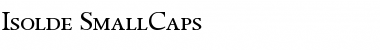 Download Isolde SmallCaps Font Download Isolde SmallCaps Font