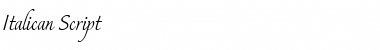 Download Italican Script Font